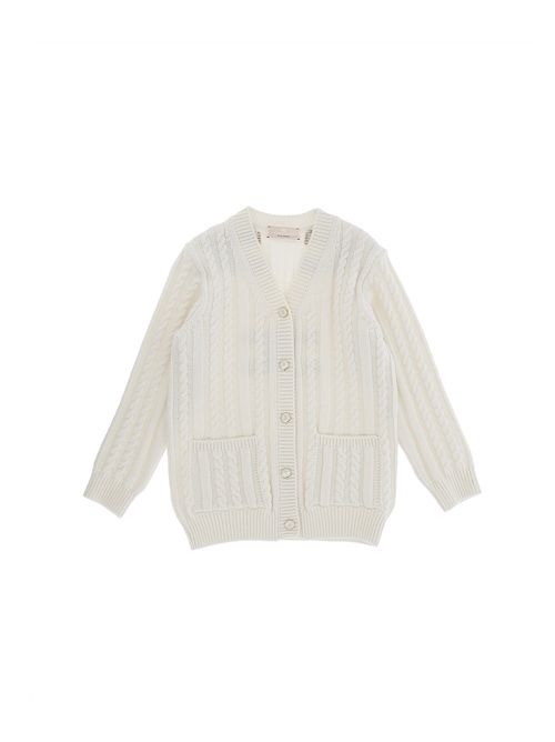 Cardigan, bambina, logato. ELISABETTA FRANCHI | EFMA172 C FL230D747